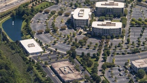 Aerial of Chandler Hixon Simmons Buildings on Ballantyne campus1