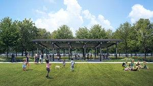Rendering of Brixham Park with children playing2