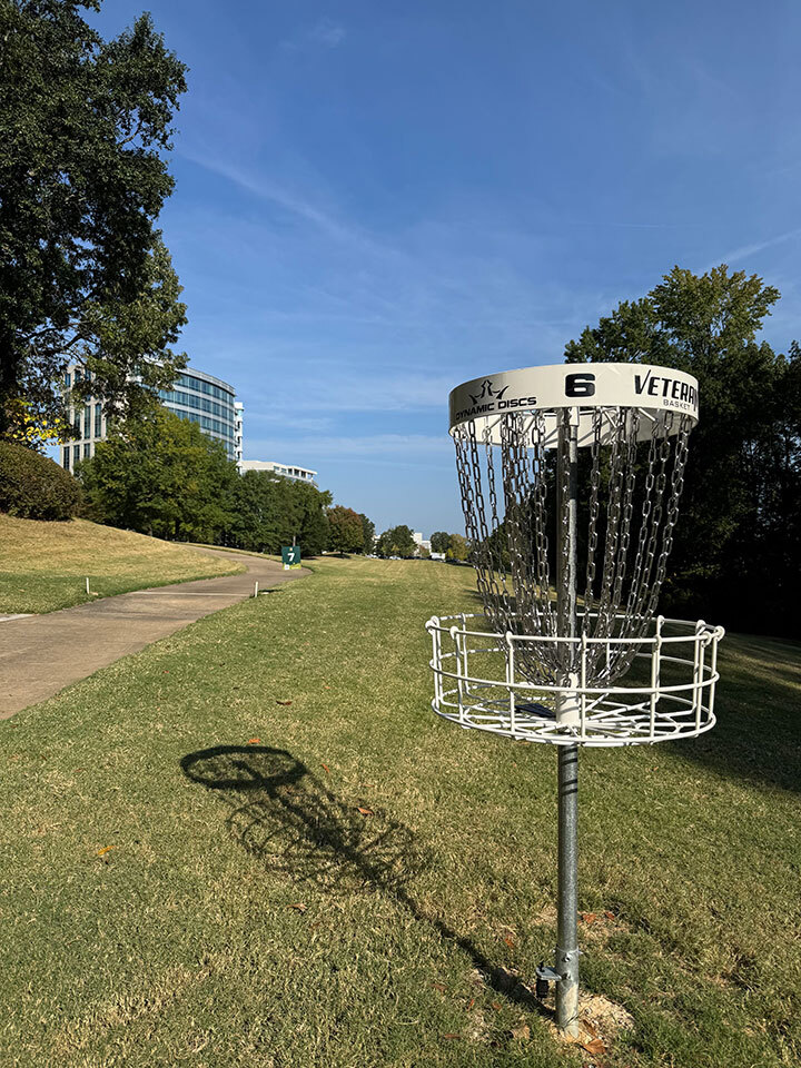 Disc golf hole