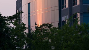 Sunset view of Ballantyne Three Building Exterior of Ballantyne Campus5