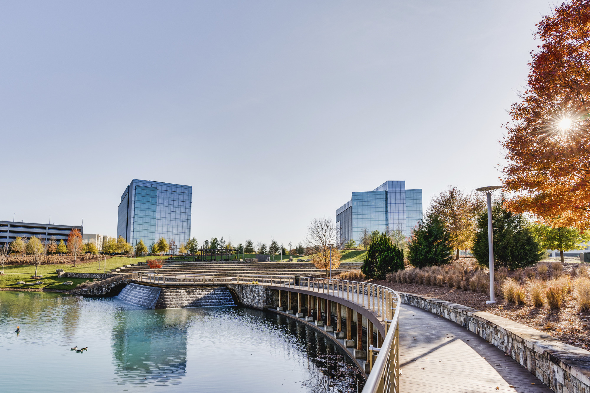 Franklin park pond exterior
